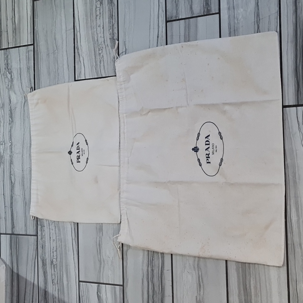 Bundle of 2 PRADA DUST BAGS